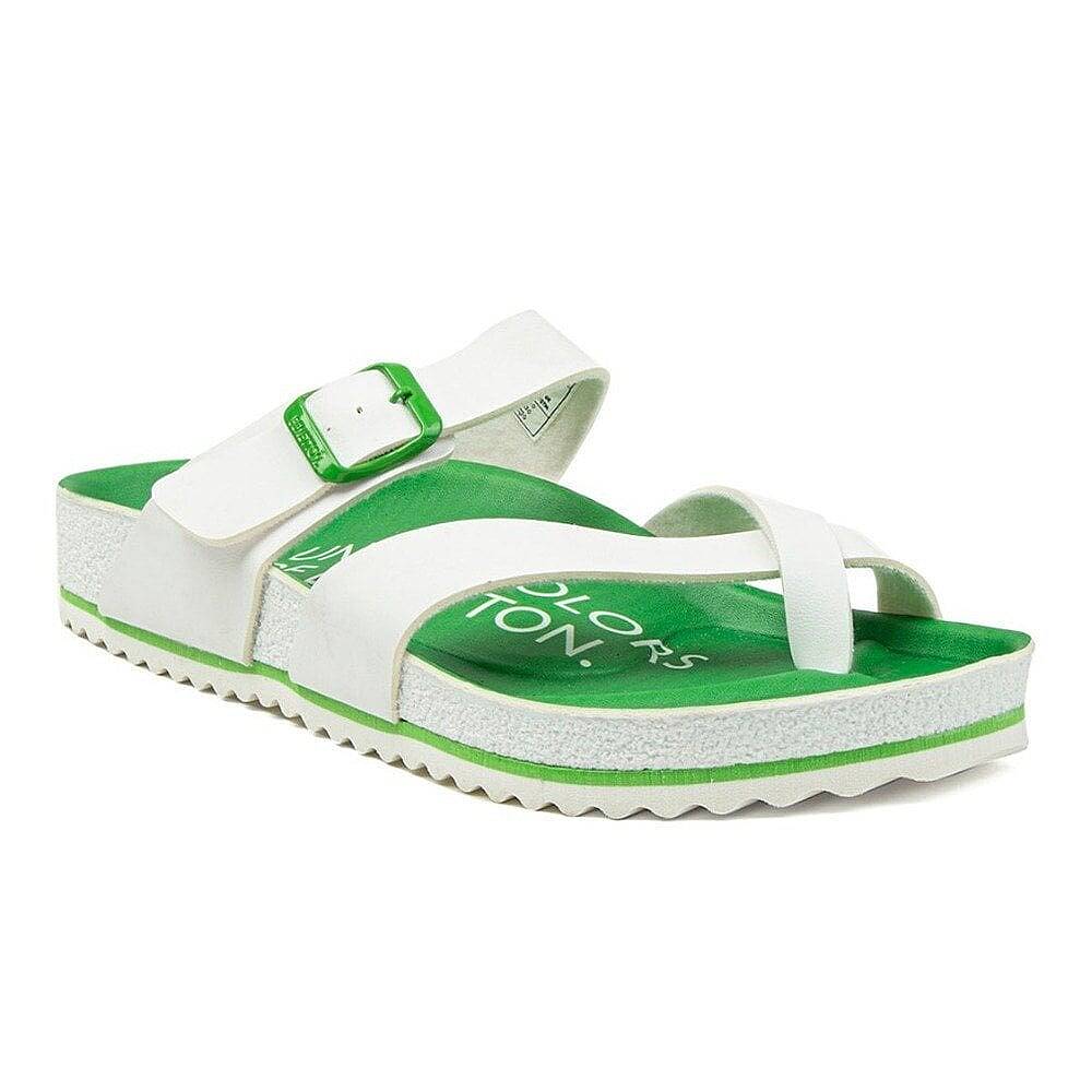 Benetton BN-1023 Yeşil Erkek Parmak Arası Terlik - 1