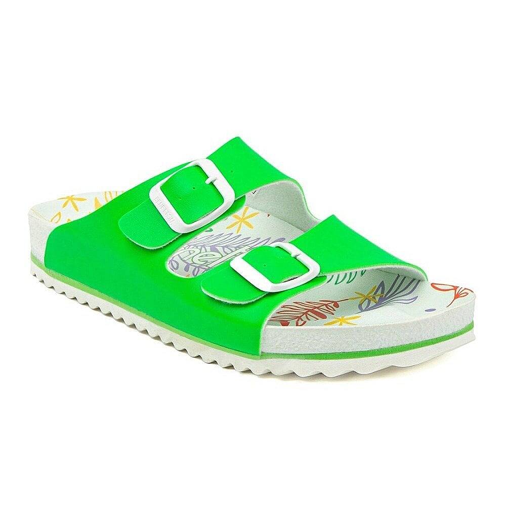 Benetton BN-1030 Yeşil Kadın Günlük Terlik - 1