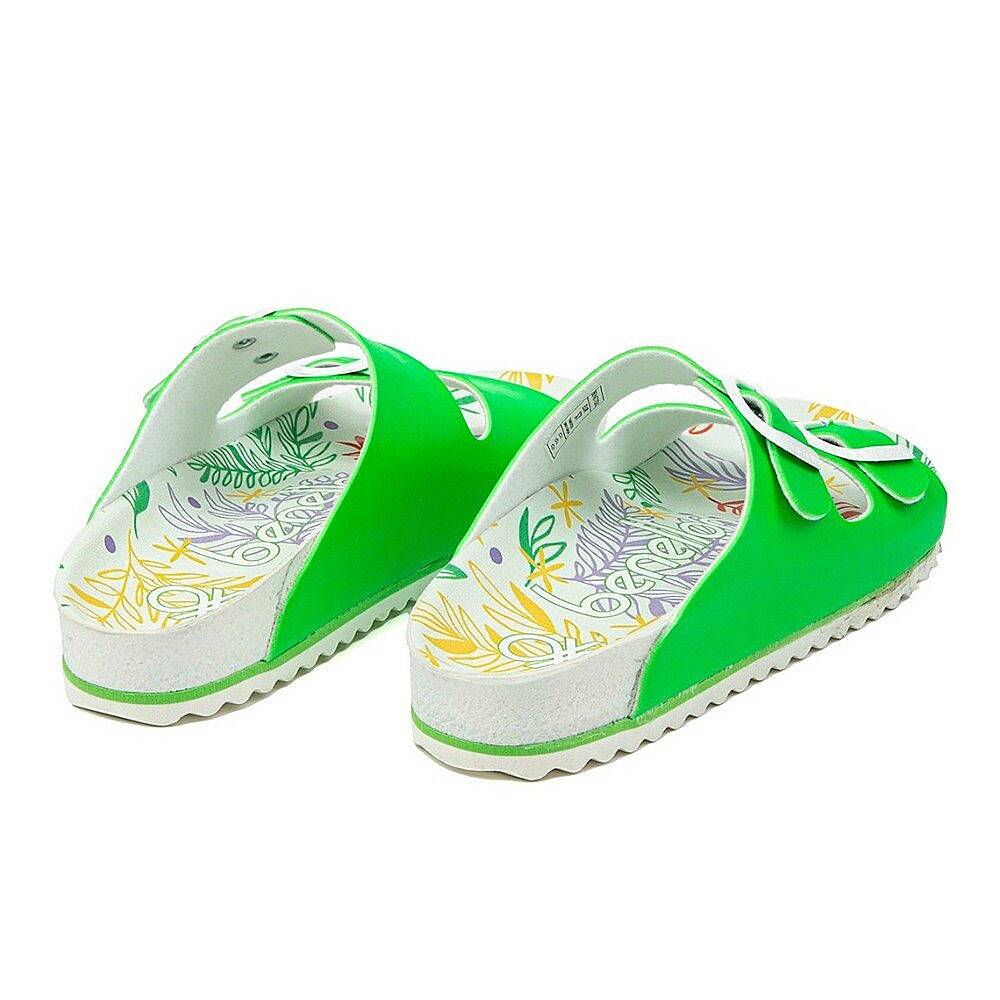 Benetton BN-1030 Yeşil Kadın Günlük Terlik - 3