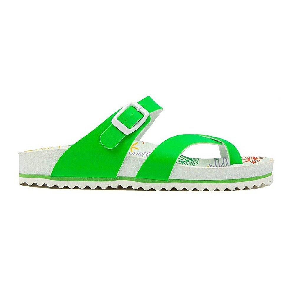 Benetton BN-1035 Yeşil Kadın Parmak Arası Terlik - 2