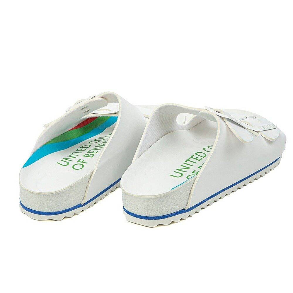 Benetton BN-1084 Beyaz Kadın Günlük Terlik - 3