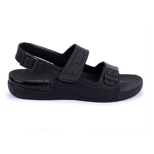 Ceyo 1300-4 Siyah Kadın Anatomik Sandalet - 2