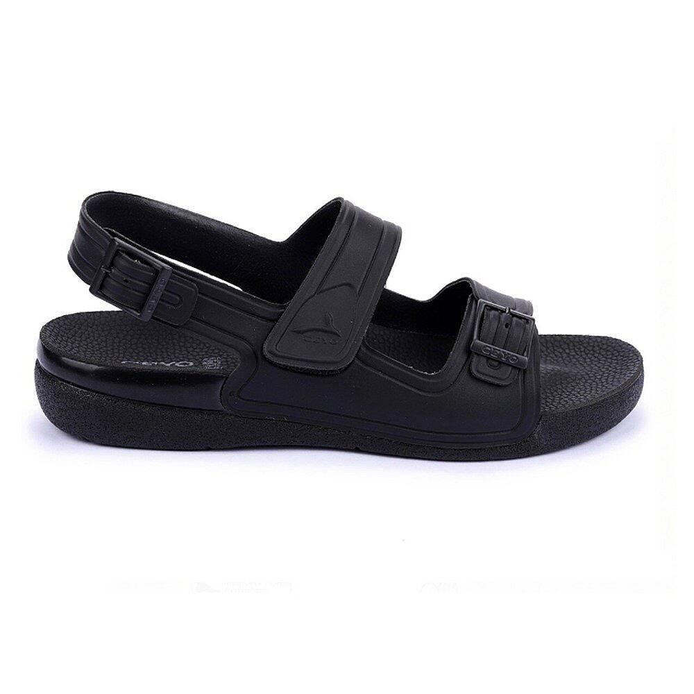 Ceyo 1300-4 Siyah Kadın Anatomik Sandalet - 2