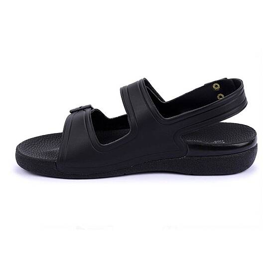 Ceyo 1300-4 Siyah Kadın Anatomik Sandalet - 3