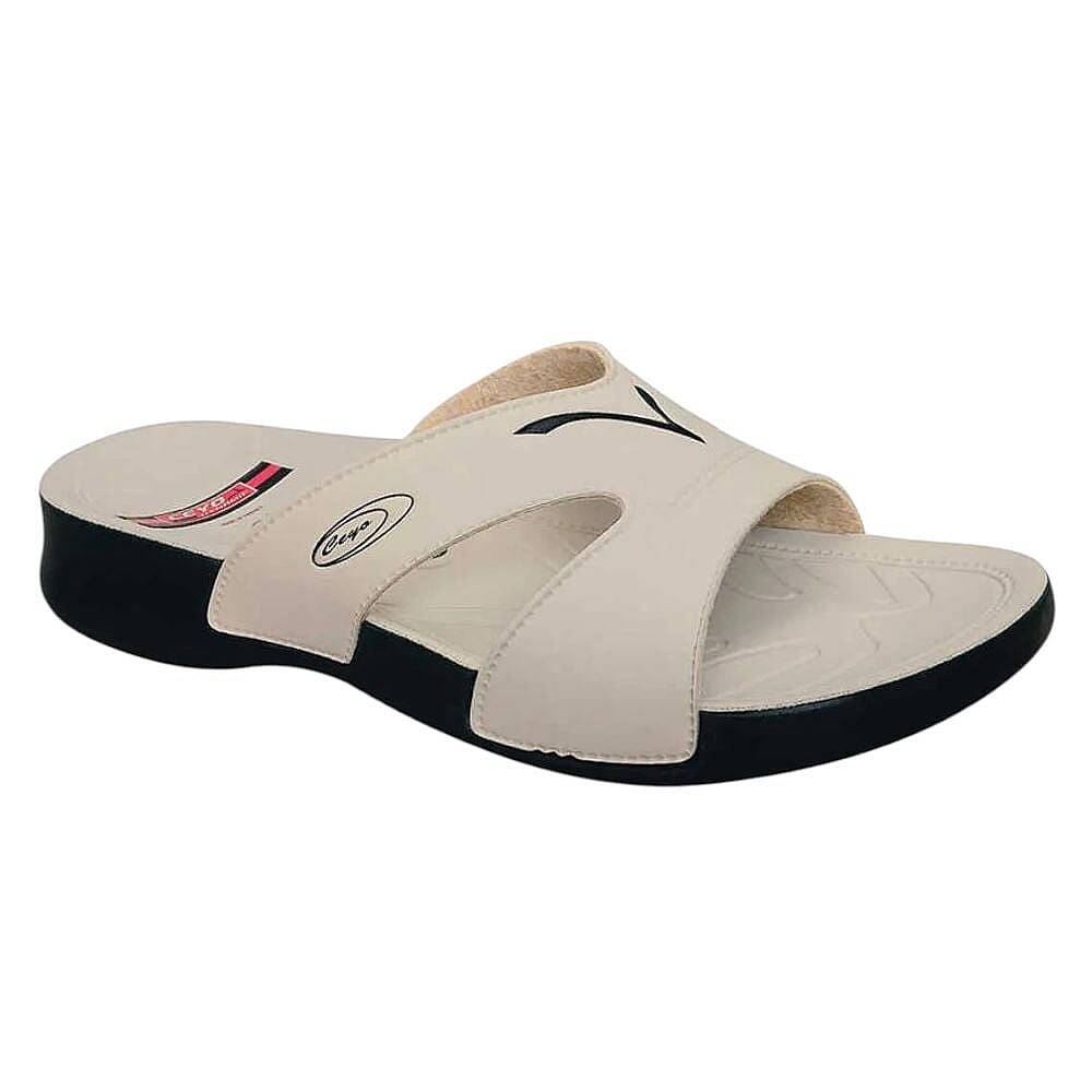 Ceyo 3400-2 Bej Kadın Anatomik Terlik - 1