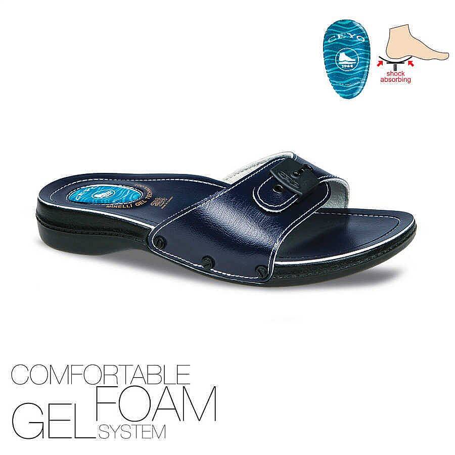 Ceyo 6300-1 Siyah Erkek Jel Taban Anatomik Terlik - 1
