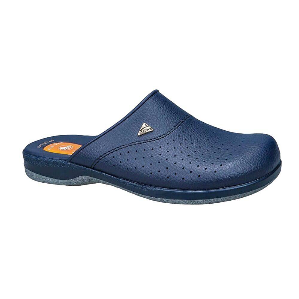 Ceyo 9846 Flex-1 Lacivert Erkek Anatomik Jel Taban Sabo Terlik - 1