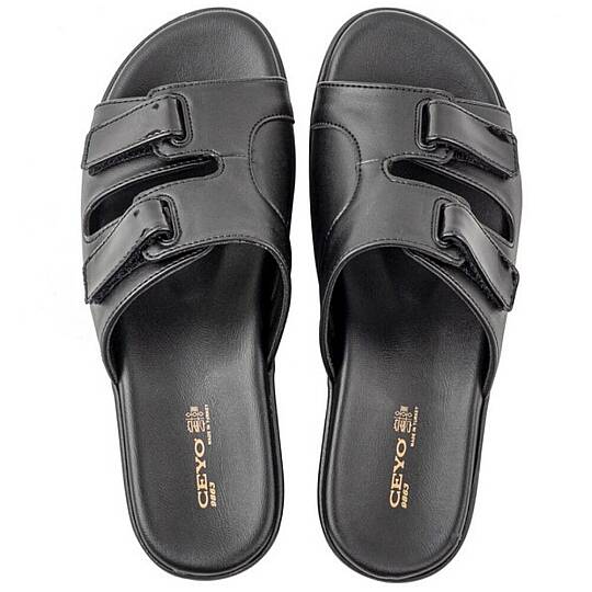 Ceyo 9863-25 Siyah Kadın Kemik Çıkıntısı Terlik - 3
