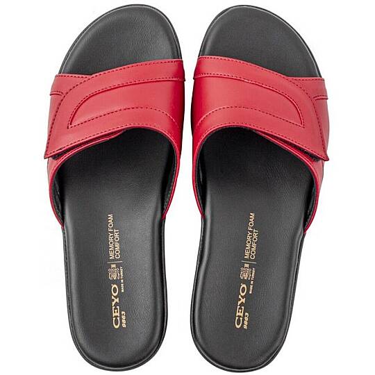 Ceyo 9863-36 Bordo Kadın Kemik Çıkıntısı Terlik - 3