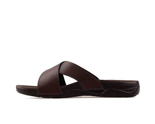 Ceyo 9877 Kahve Erkek Anatomik Taban Terlik - 3