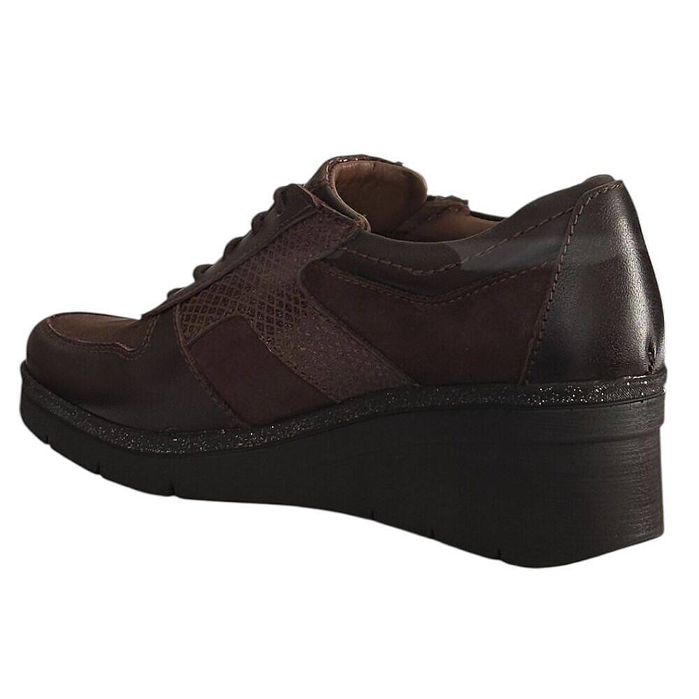 Forelli 13103-G Lydie Kahve Kadın Comfort Deri Ayakkabı - 3