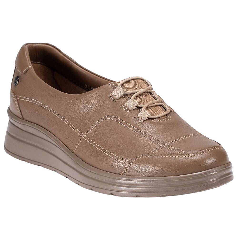 Forelli 21306-H Hefa Kum Kadın Comfort Deri Ayakkabı - 1