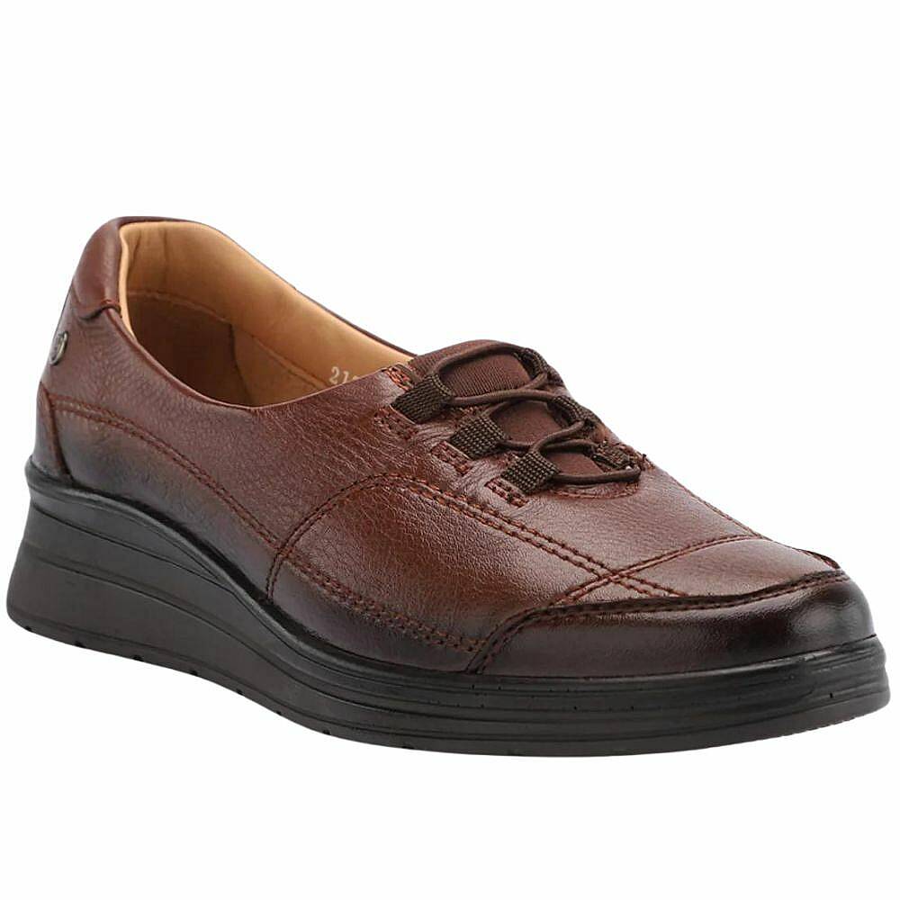 Forelli 21306-H Hefa Taba Kadın Comfort Deri Ayakkabı - 1