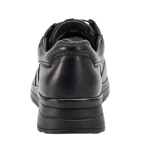 Forelli 21308-H Elinor Siyah Kadın Comfort Deri Ayakkabı - 3