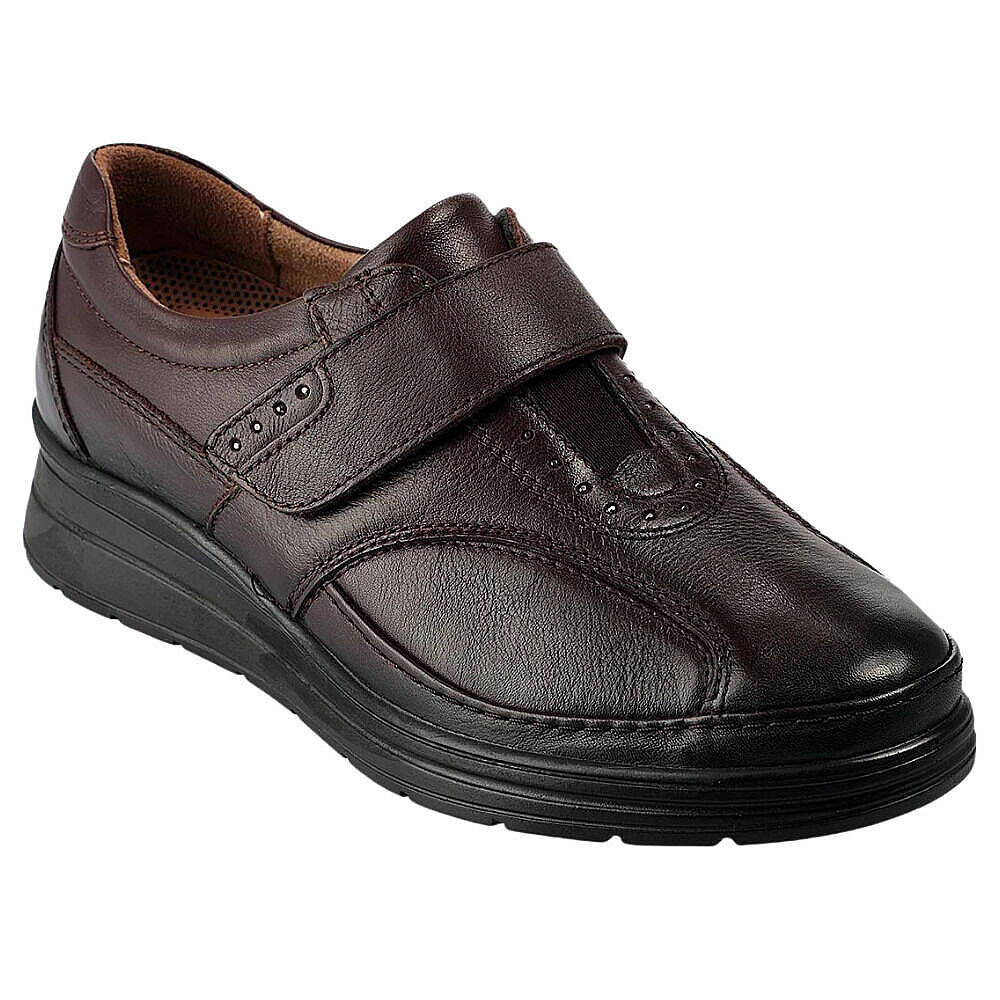 Forelli 21313-H Larisa Kahve Kadın Comfort Deri Ayakkabı - 1