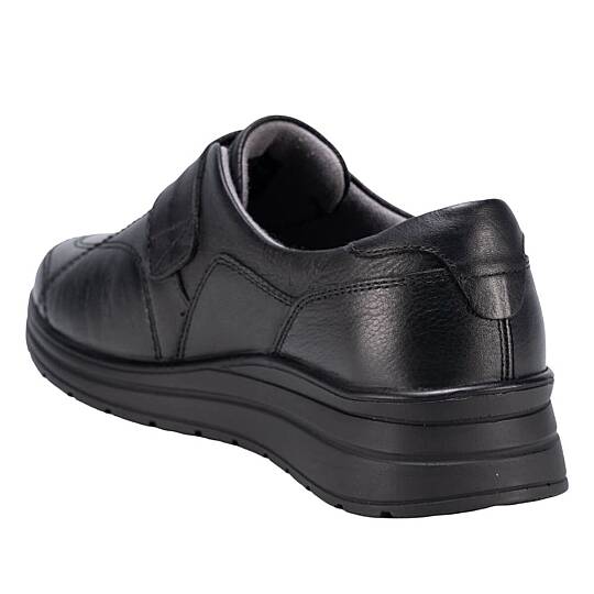 Forelli 21314-H Avilla Siyah Kadın Comfort Deri Ayakkabı - 3