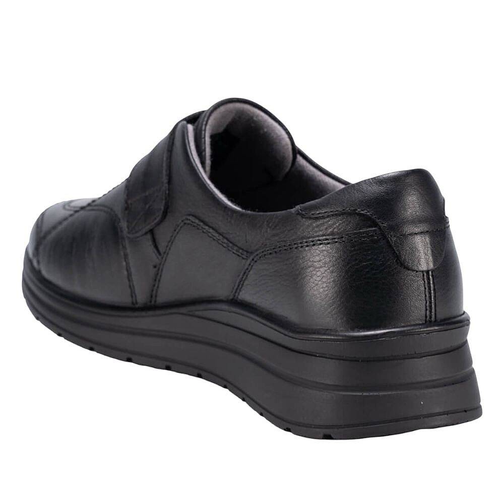 Forelli 21314-H Avilla Siyah Kadın Comfort Deri Ayakkabı - 3