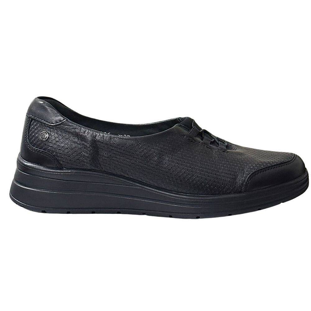 Forelli 21316-H Lace Siyah Kadın Comfort Deri Ayakkabı - 2