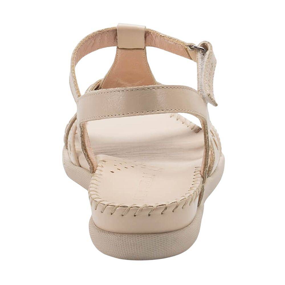 Forelli 22309 Lupin-G Bej Kadın Comfort Deri Sandalet - 3