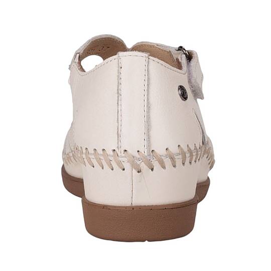 Forelli 22521 Sally-G Bej Kadın Comfort Deri Sandalet - 3
