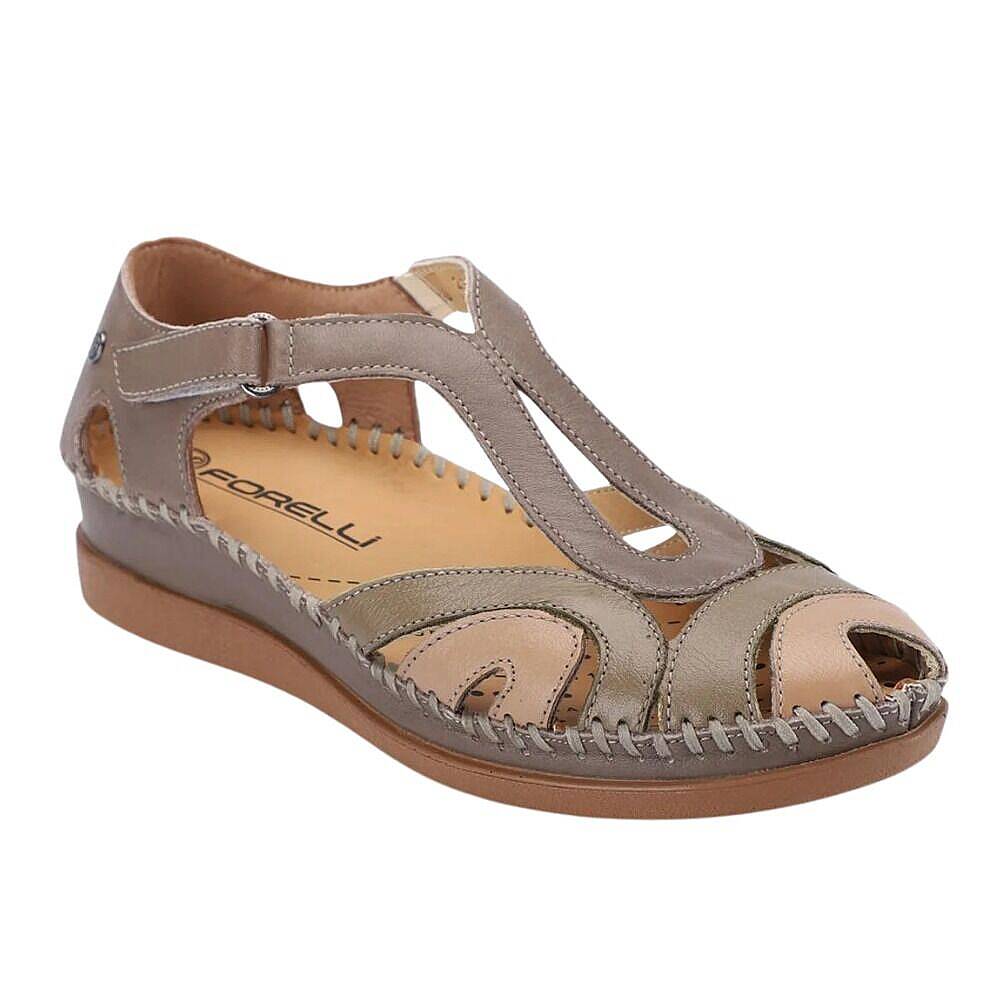 Forelli 22521 Sally-G Vizon Kadın Comfort Deri Sandalet - 1
