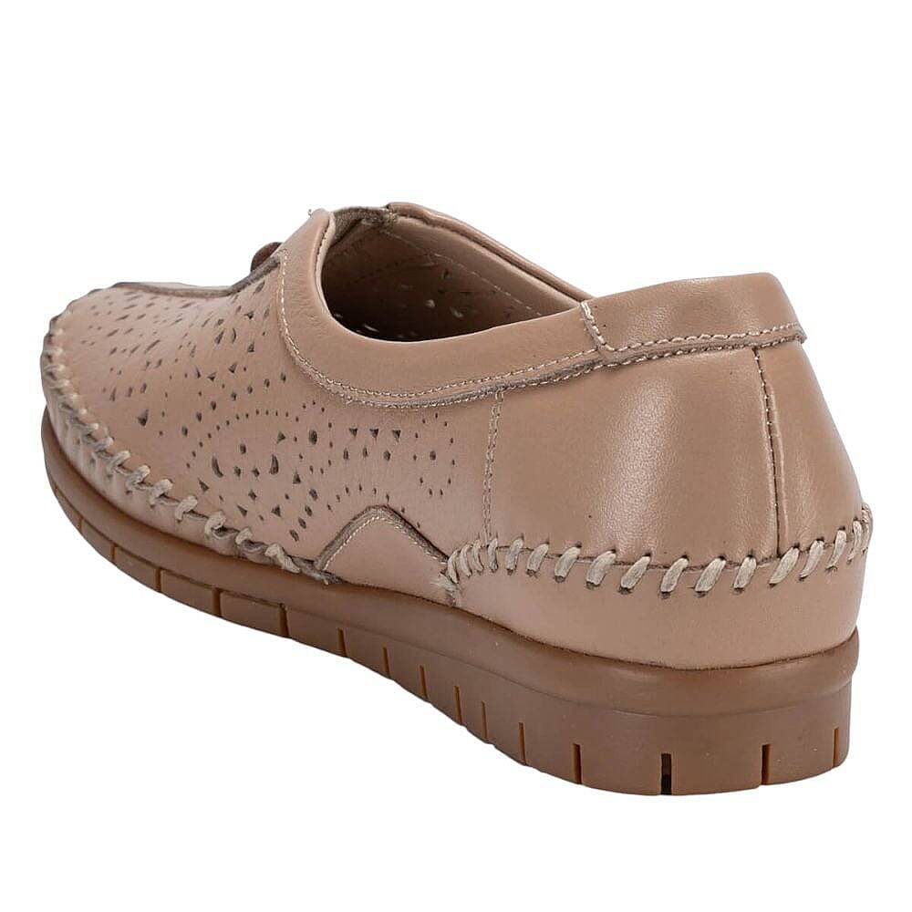 Forelli 23409-G Twin Vizon Kadın Comfort Deri Ayakkabı - 3