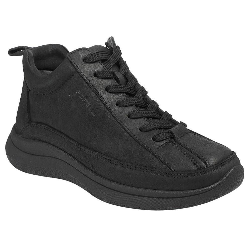 Forelli 27954-G Neva Siyah Kadın Comfort Deri Nubuk Bot - 1