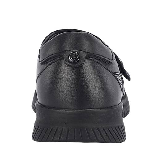 Forelli 29406-G Golden Siyah Kadın Comfort Deri Ayakkabı - 3