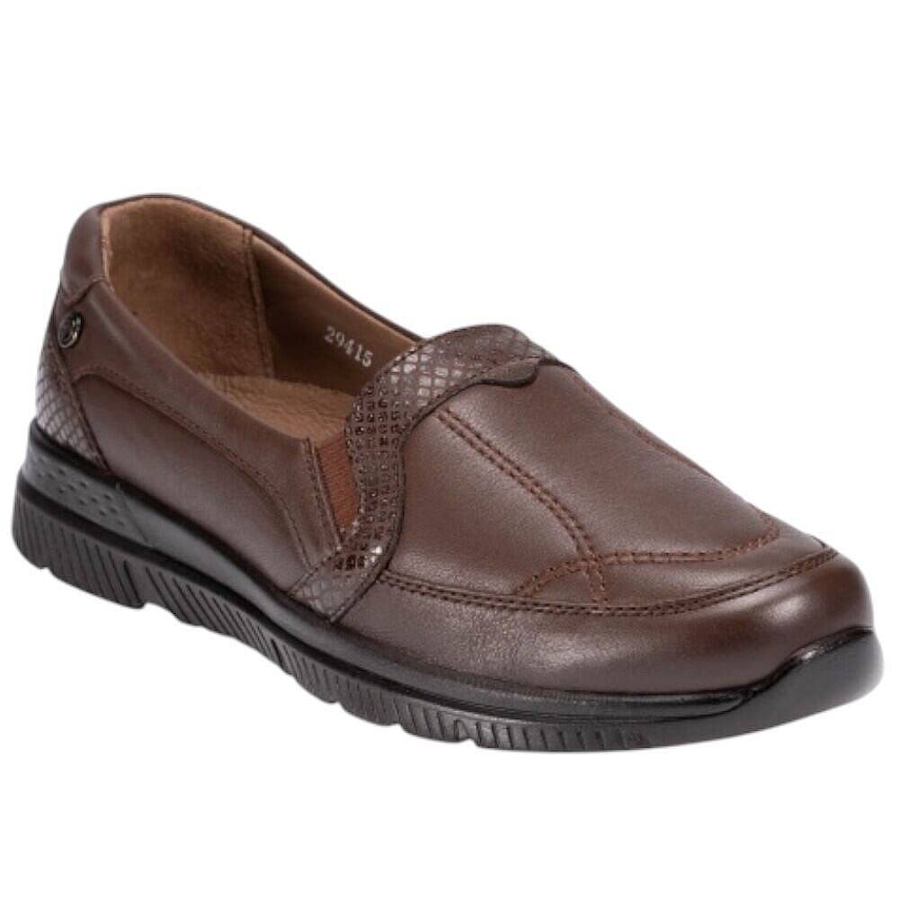 Forelli 29415-G Dilmen Taba Kadın Comfort Deri Ayakkabı - 1