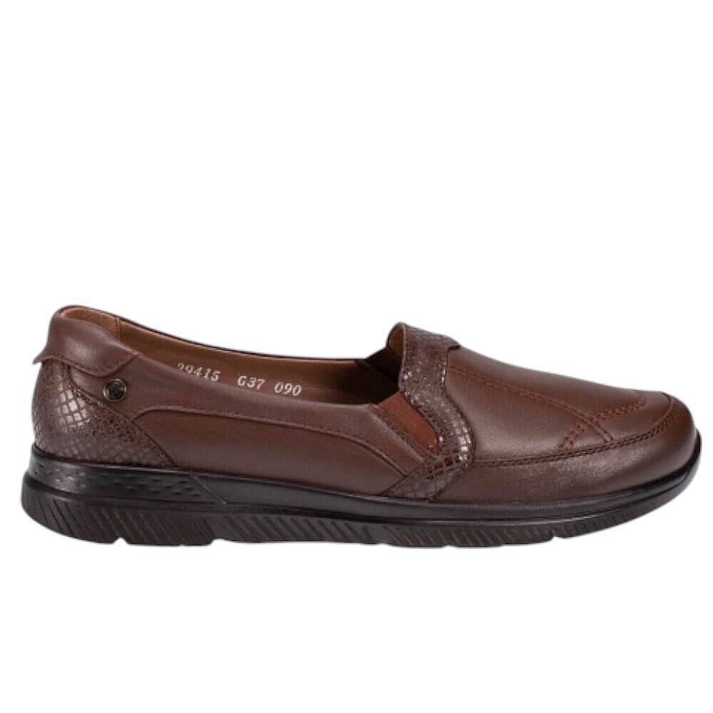 Forelli 29415-G Dilmen Taba Kadın Comfort Deri Ayakkabı - 2