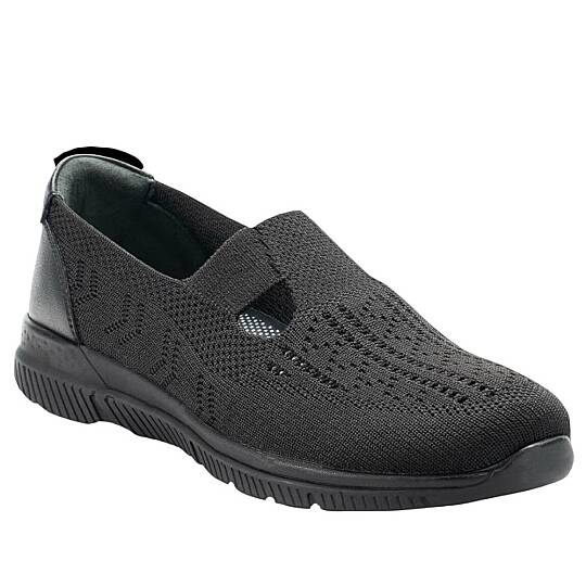 Forelli 29424-G Ibiza Siyah Kadın Comfort Ayakkabı