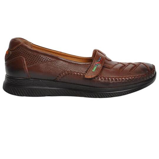 Forelli 29429-G Elena Taba Kadın Comfort Deri Ayakkabı - 2