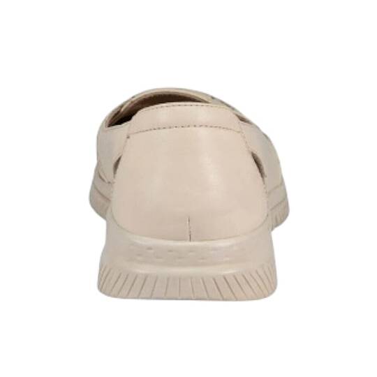 Forelli 29430 Anya-G Bej Kadın Comfort Deri Ayakkabı - 3