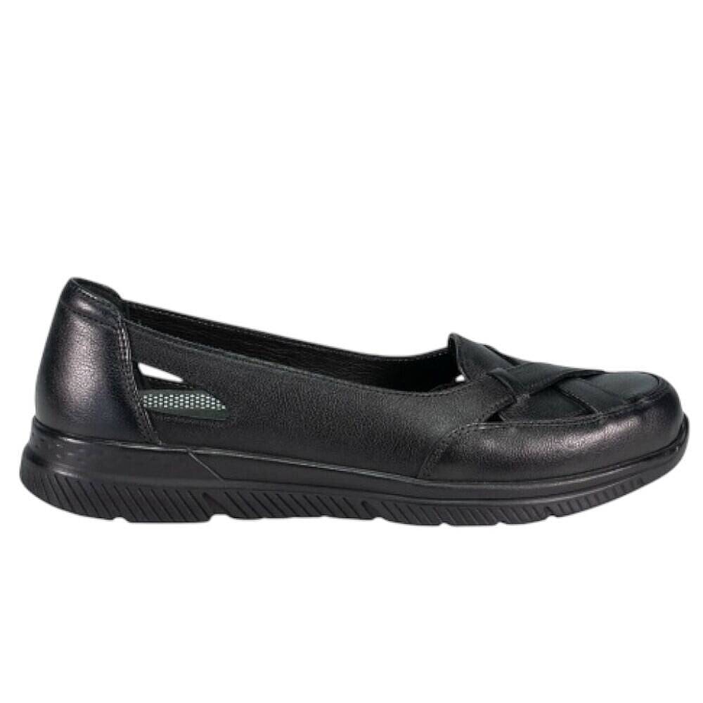 Forelli 29430 Anya-G Siyah Kadın Comfort Deri Ayakkabı - 2