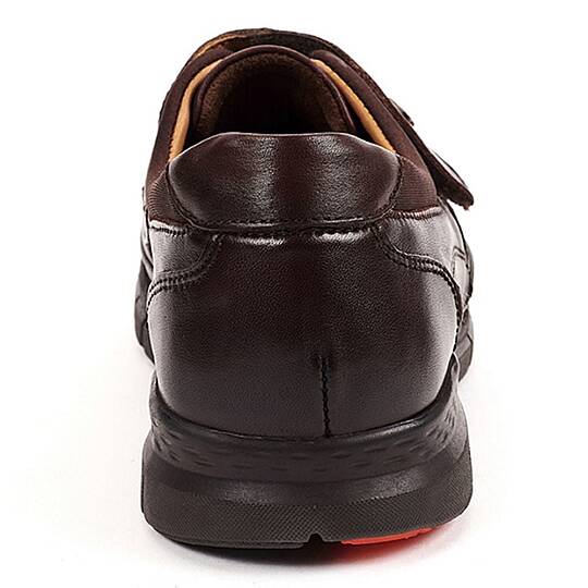 Forelli 29445-G Iris Kahve Kadın Comfort Deri Ayakkabı - 3