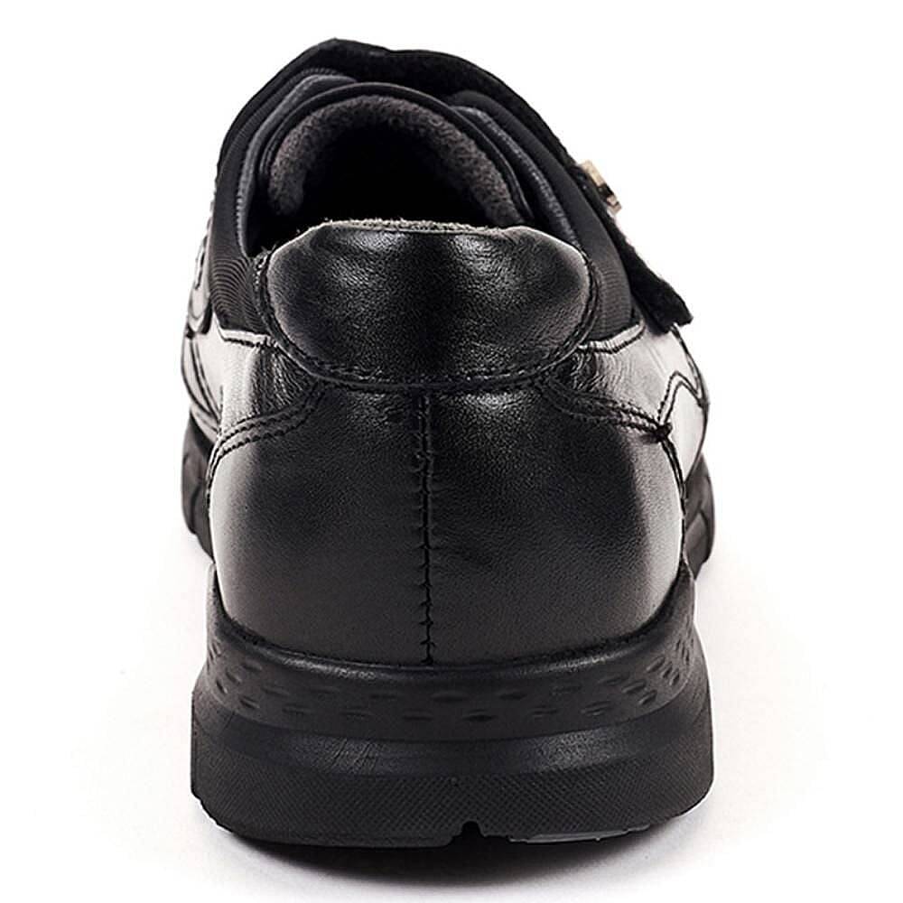 Forelli 29445-G Iris Siyah Kadın Comfort Deri Ayakkabı - 3