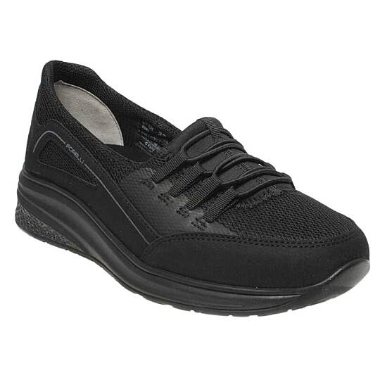 Forelli 30114-G Star Siyah Kadın Comfort Spor Ayakkabı