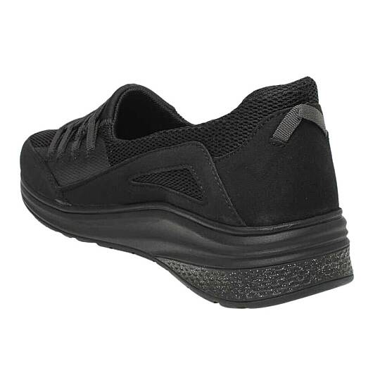 Forelli 30114-G Star Siyah Kadın Comfort Spor Ayakkabı - 3