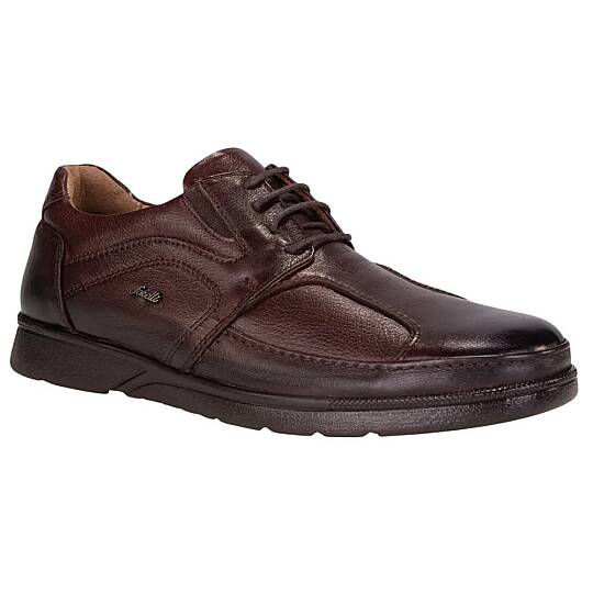 Forelli 32605-H Broks Kahve Erkek Comfort Deri Kemik Ayakkabısı