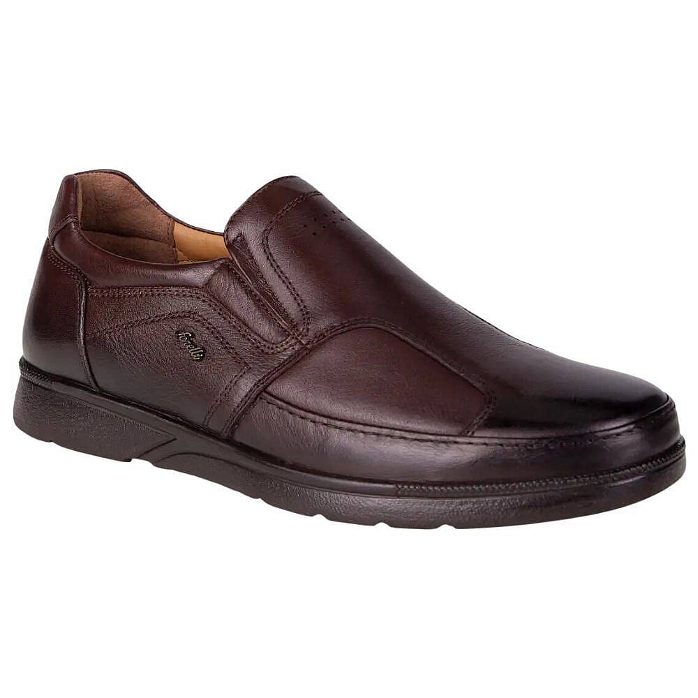 Forelli 32606-H Hoka Kahve Erkek Comfort Deri Kemik Ayakkabısı - 1