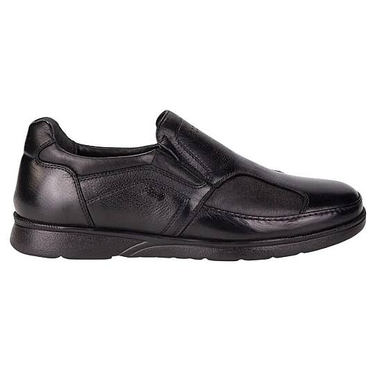 Forelli 32606-H Hoka Siyah Erkek Comfort Deri Kemik Ayakkabısı - 2