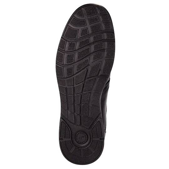 Forelli 32606-H Hoka Siyah Erkek Comfort Deri Kemik Ayakkabısı - 3