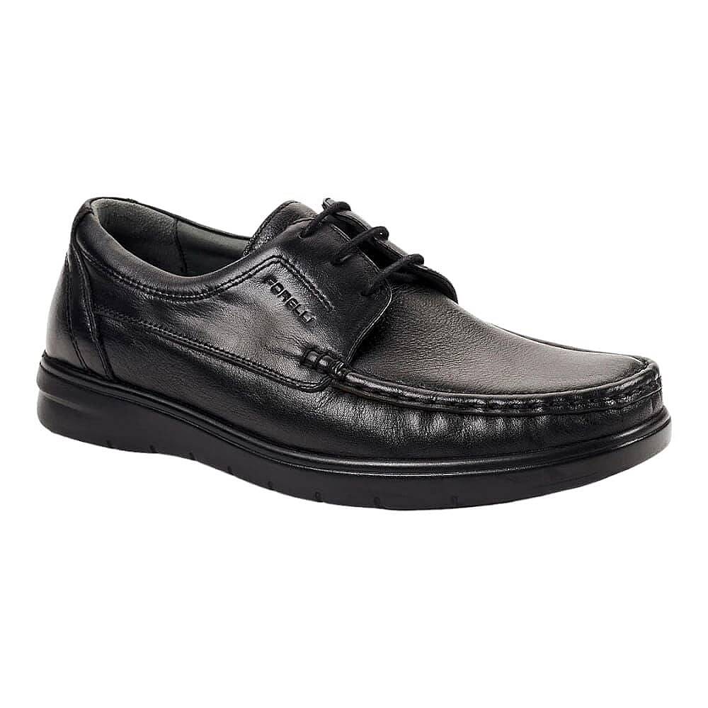 Forelli 32629-H Edin Siyah Erkek Comfort Deri Ayakkabı - 1