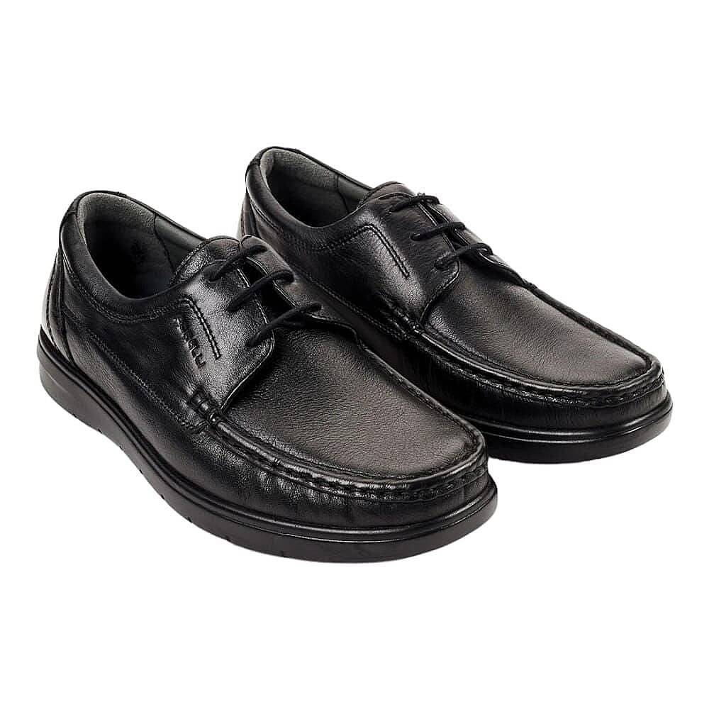 Forelli 32629-H Edin Siyah Erkek Comfort Deri Ayakkabı - 2