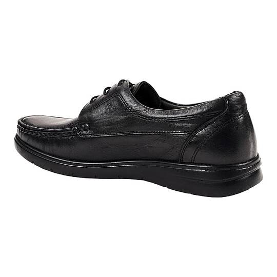 Forelli 32629-H Edin Siyah Erkek Comfort Deri Ayakkabı - 3