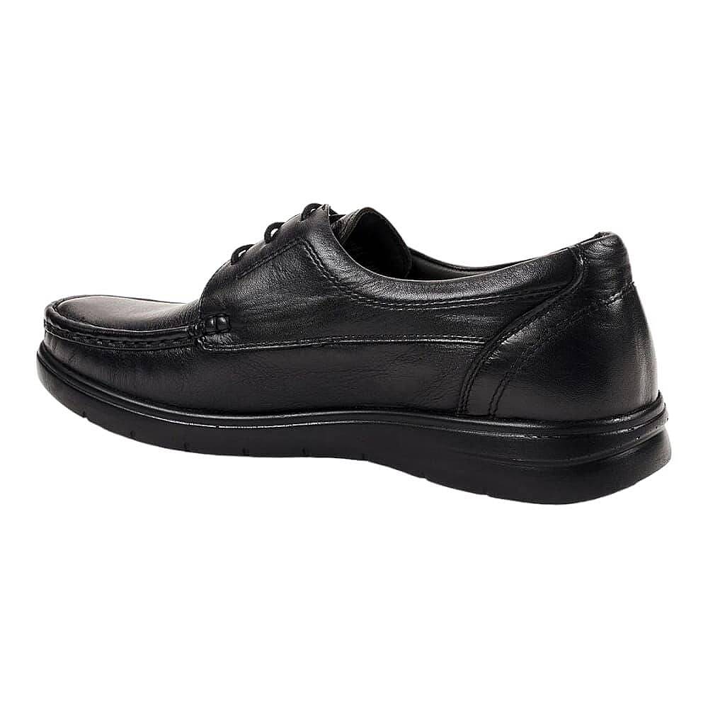 Forelli 32629-H Edin Siyah Erkek Comfort Deri Ayakkabı - 3
