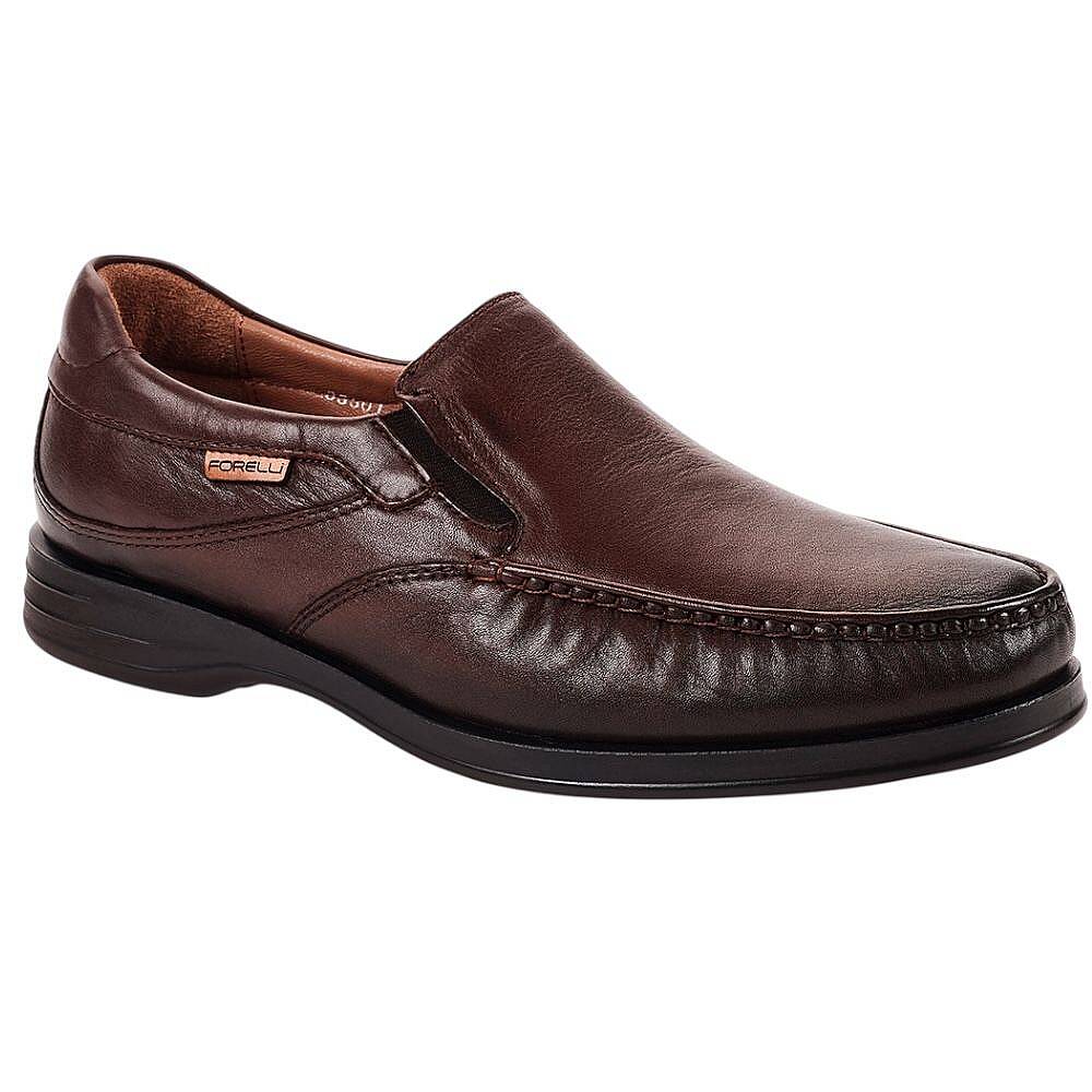 Forelli 35301-H Meyan Kahve Erkek Comfort Deri Ayakkabı - 1