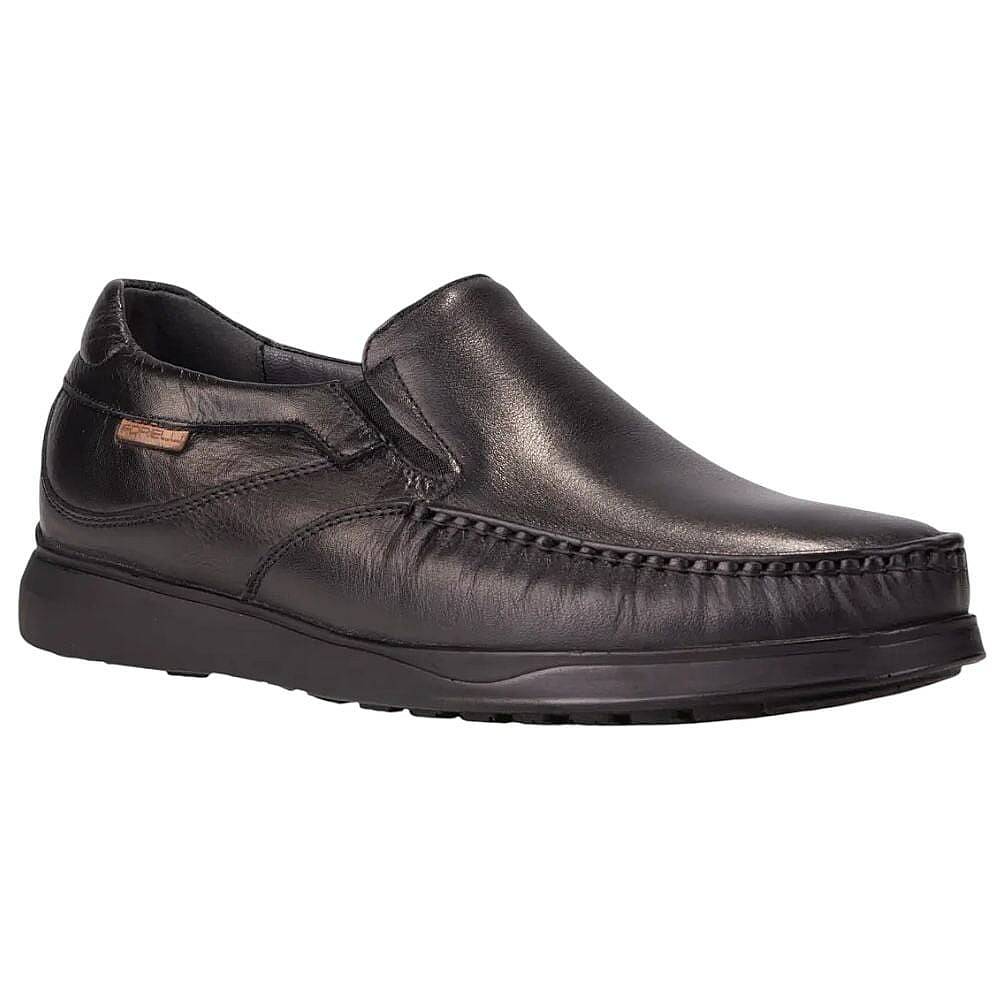 Forelli 35301-H Meyan Siyah Erkek Comfort Deri Ayakkabı - 1