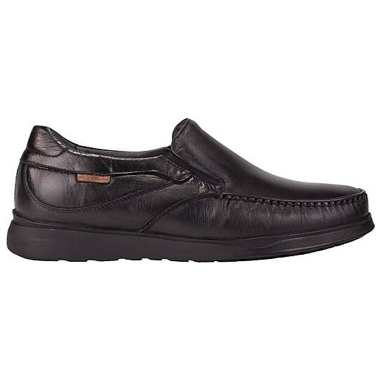 Forelli 35301-H Meyan Siyah Erkek Comfort Deri Ayakkabı - 2