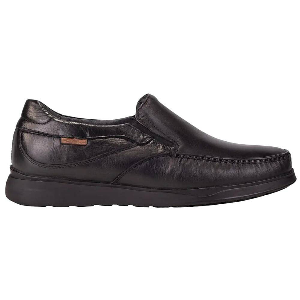 Forelli 35301-H Meyan Siyah Erkek Comfort Deri Ayakkabı - 2